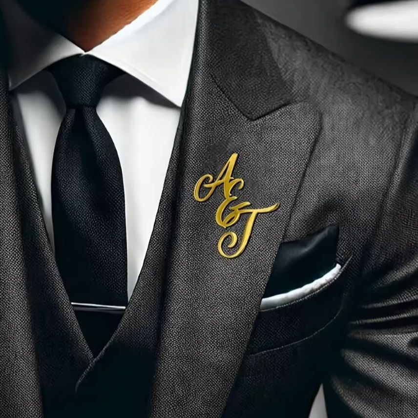 Custom Monogramชื่อเริ่มต้นสแต - Men Fashion Rave บทวิจารณ์และราคา