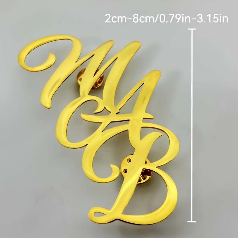 Custom Monogramชื่อเริ่มต้นสแต - Men Fashion Rave บทวิจารณ์และราคา