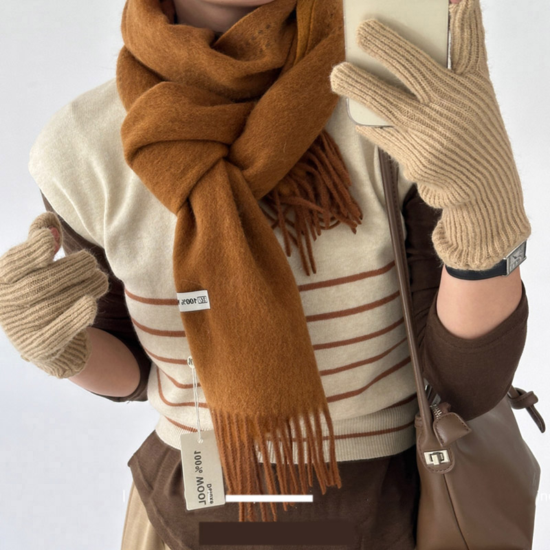 Elegant คุณภาพดี 100% ผ้าพันคอ - Men Scarf Wool บทวิจารณ์และราคา
