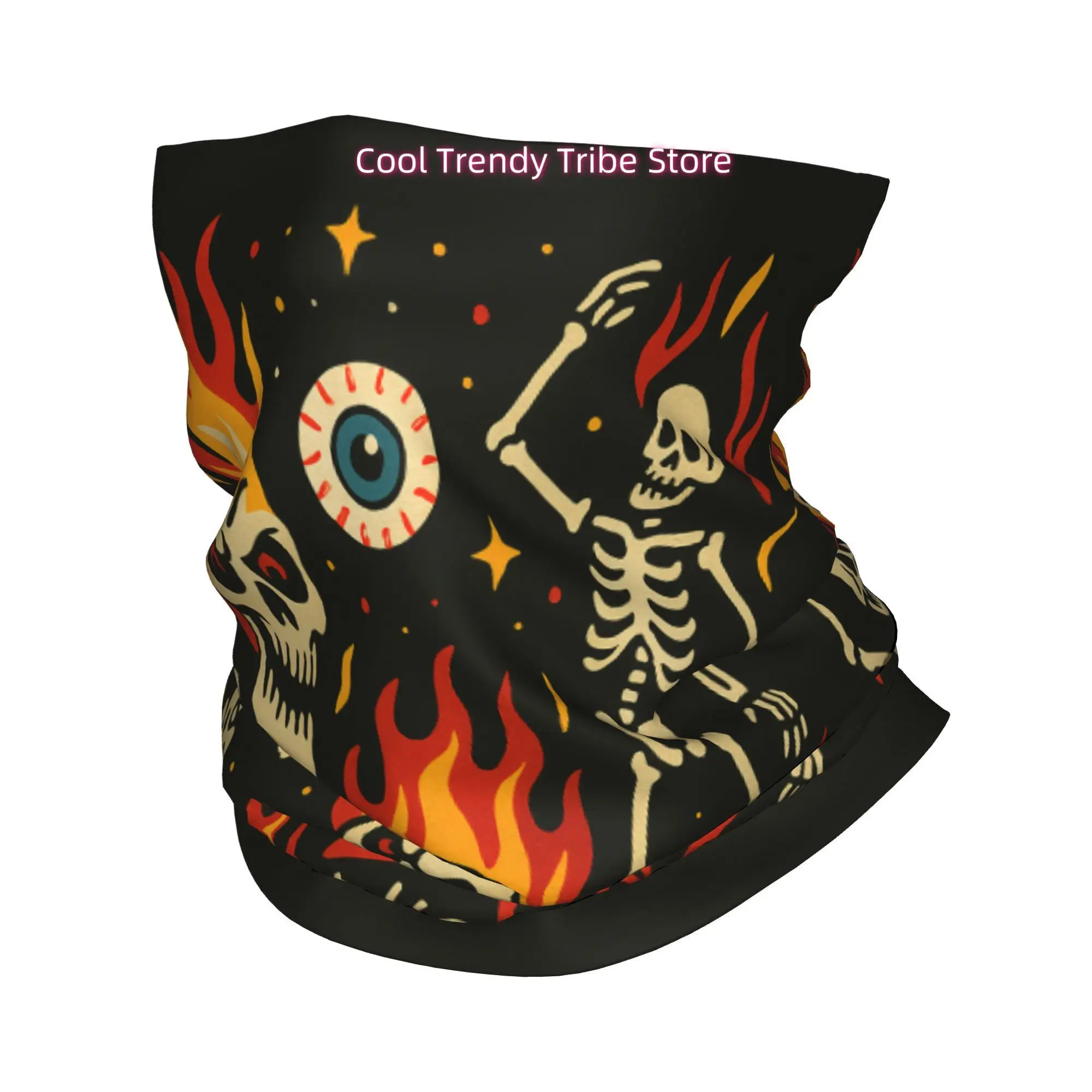 ผ้าพันคอพิมพ์ลายหัวกะโหลกเรือง - Men'S Fashion Head Scarf บทวิจารณ์และราคา
