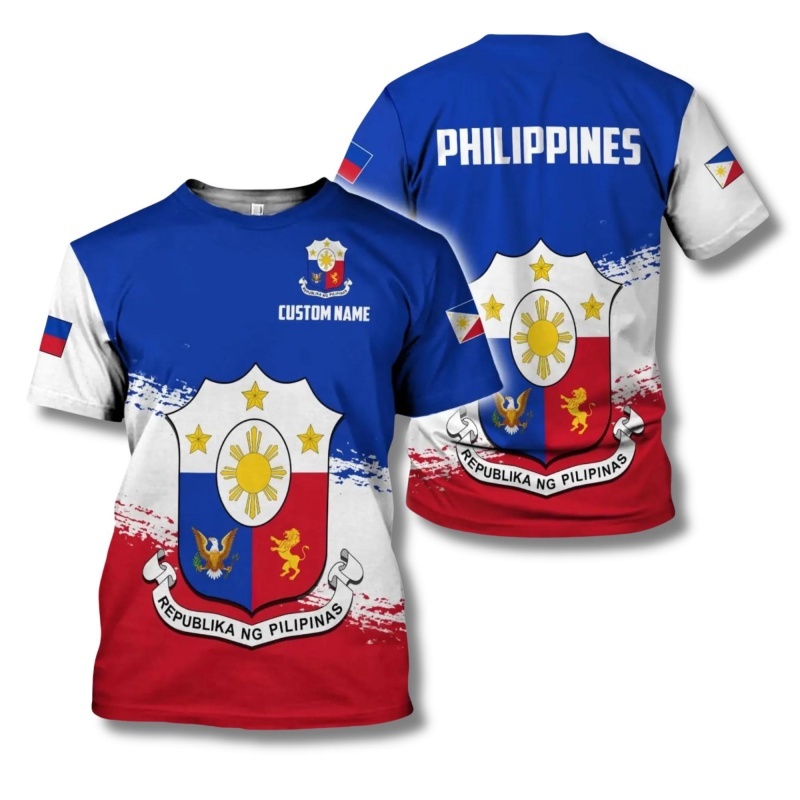 3D พิมพ์ลายธงชาติฟิลิปปินส์แบบ - Men'S Fashion Philippines บทวิจารณ์และราคา