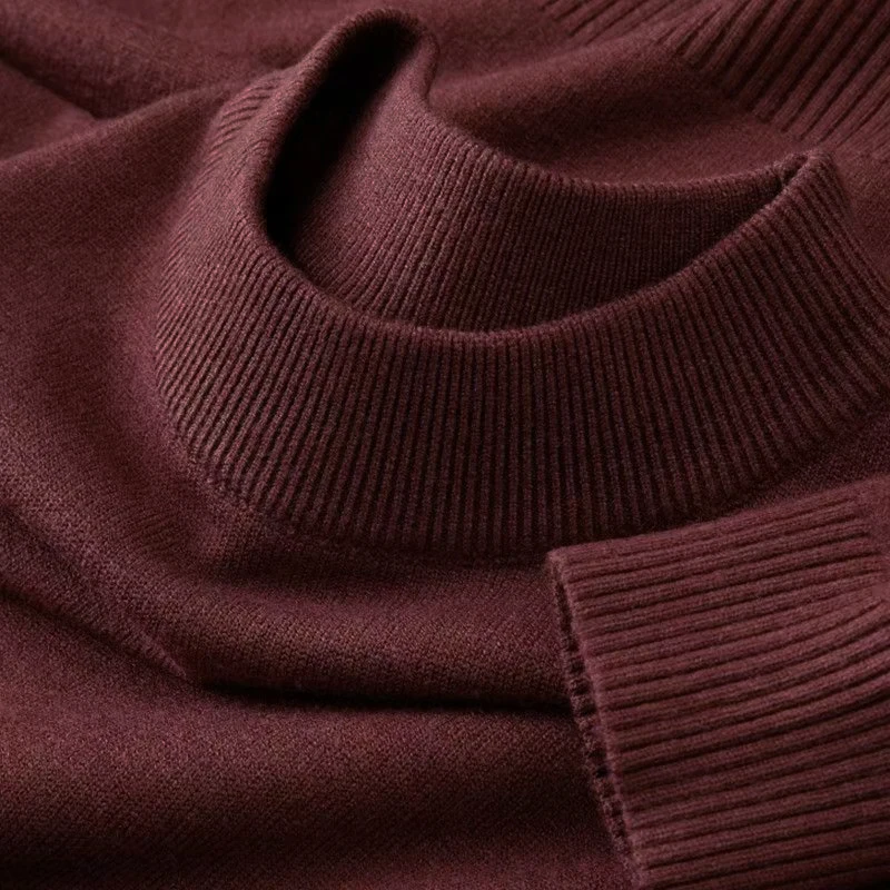 ฤดูใบไม้ร่วงใหม่ผู้ชาย Casual  - Turtleneck Sweater Men บทวิจารณ์และราคา