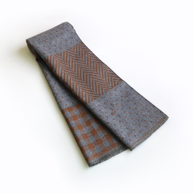 ผ้าพันคอแฟชั่นสำหรับผู้ชายดีไซ - Men Scarf Wool บทวิจารณ์และราคา