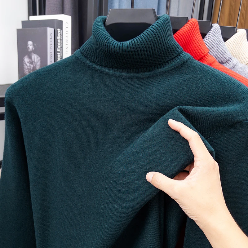 เสื้อสเวตเตอร์คอเต่าถักคุณภาพส - Turtleneck Sweater Men บทวิจารณ์และราคา