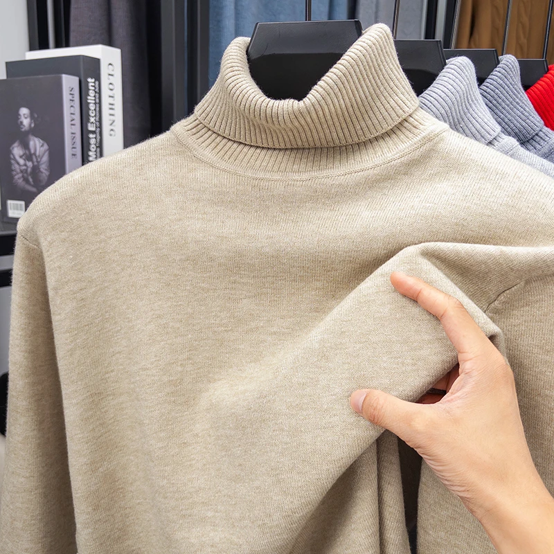 เสื้อสเวตเตอร์คอเต่าถักคุณภาพส - Turtleneck Sweater Men บทวิจารณ์และราคา