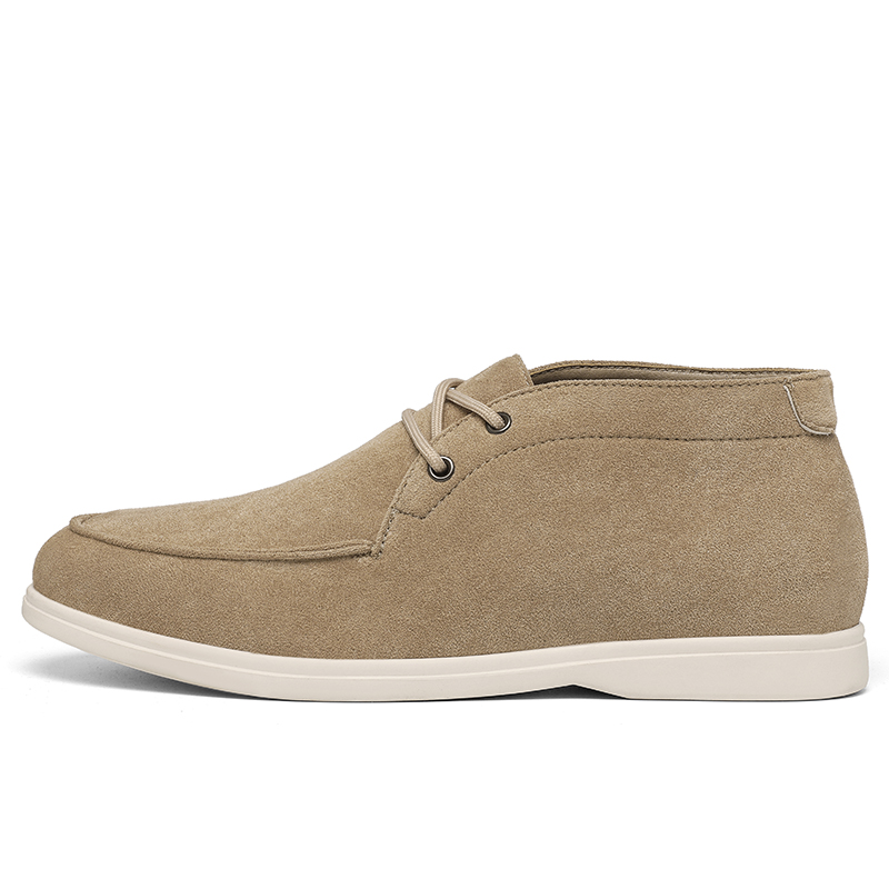 รองเท้าบูทชูคาหนังกลับสไตล์อัง - Fashion Men'S Boots บทวิจารณ์และราคา