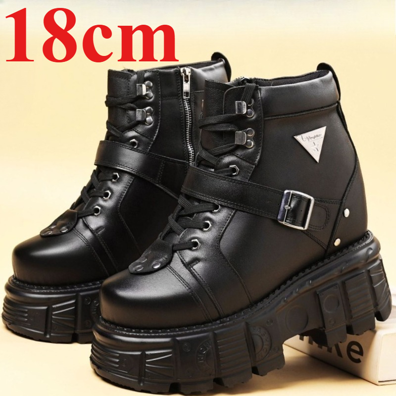 รองเท้าบูทหนังแท้สำหรับผู้ชาย  - Fashion Men'S Boots บทวิจารณ์และราคา