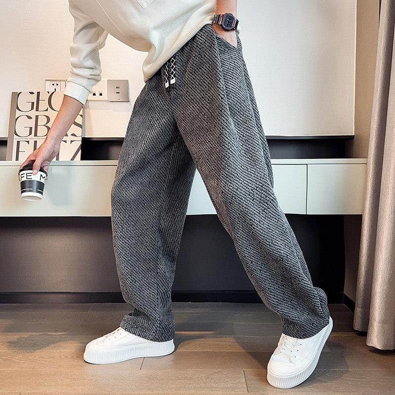 กางเกงลำลองผู้ชายสุดเท่ปี 2026 - Mens Fashion Dark Grey Pants บทวิจารณ์และราคา