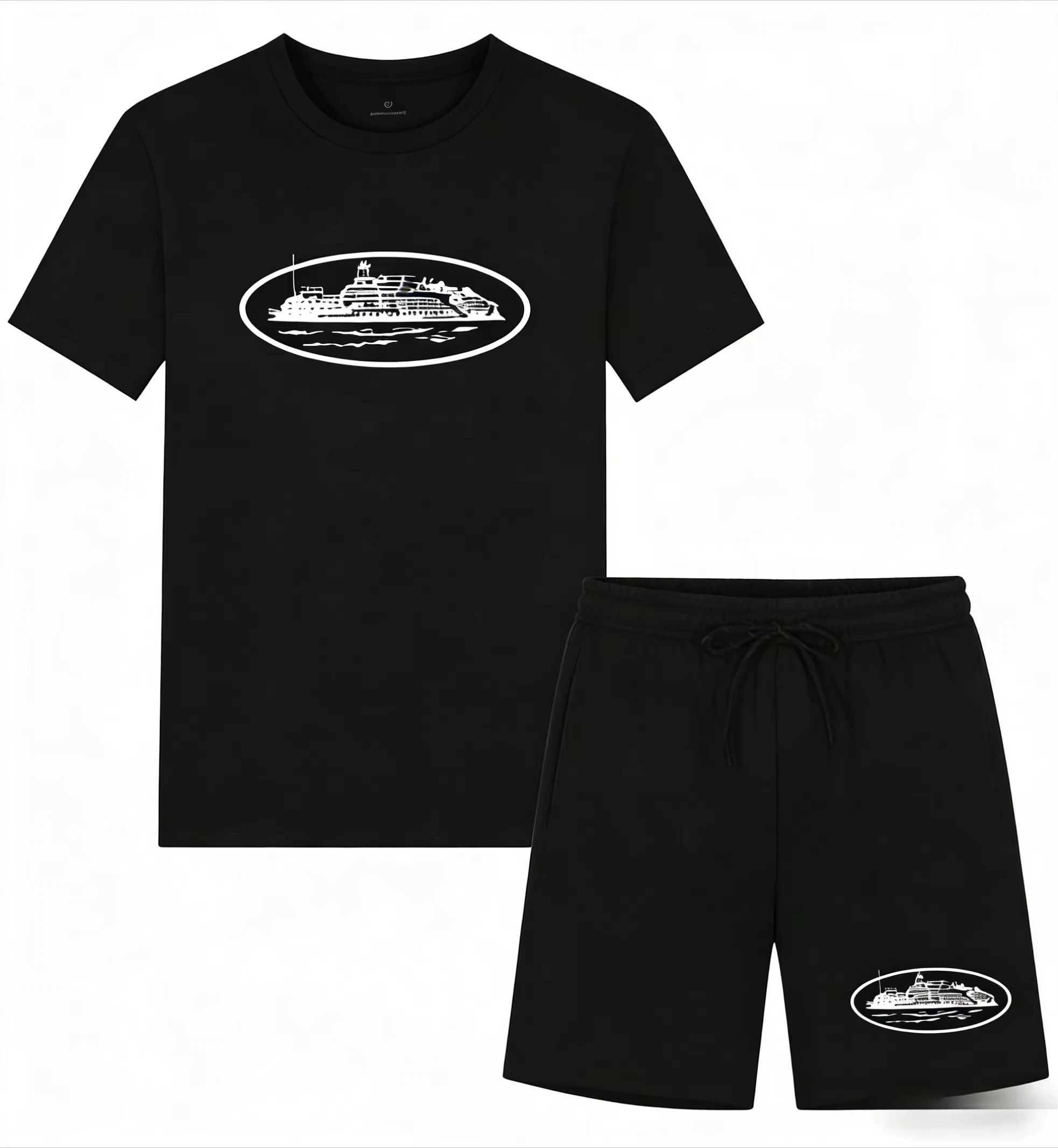 เสื้อยืดและกางเกงขาสั้นพิมพ์ลา - Mens Fashion Ideas บทวิจารณ์และราคา