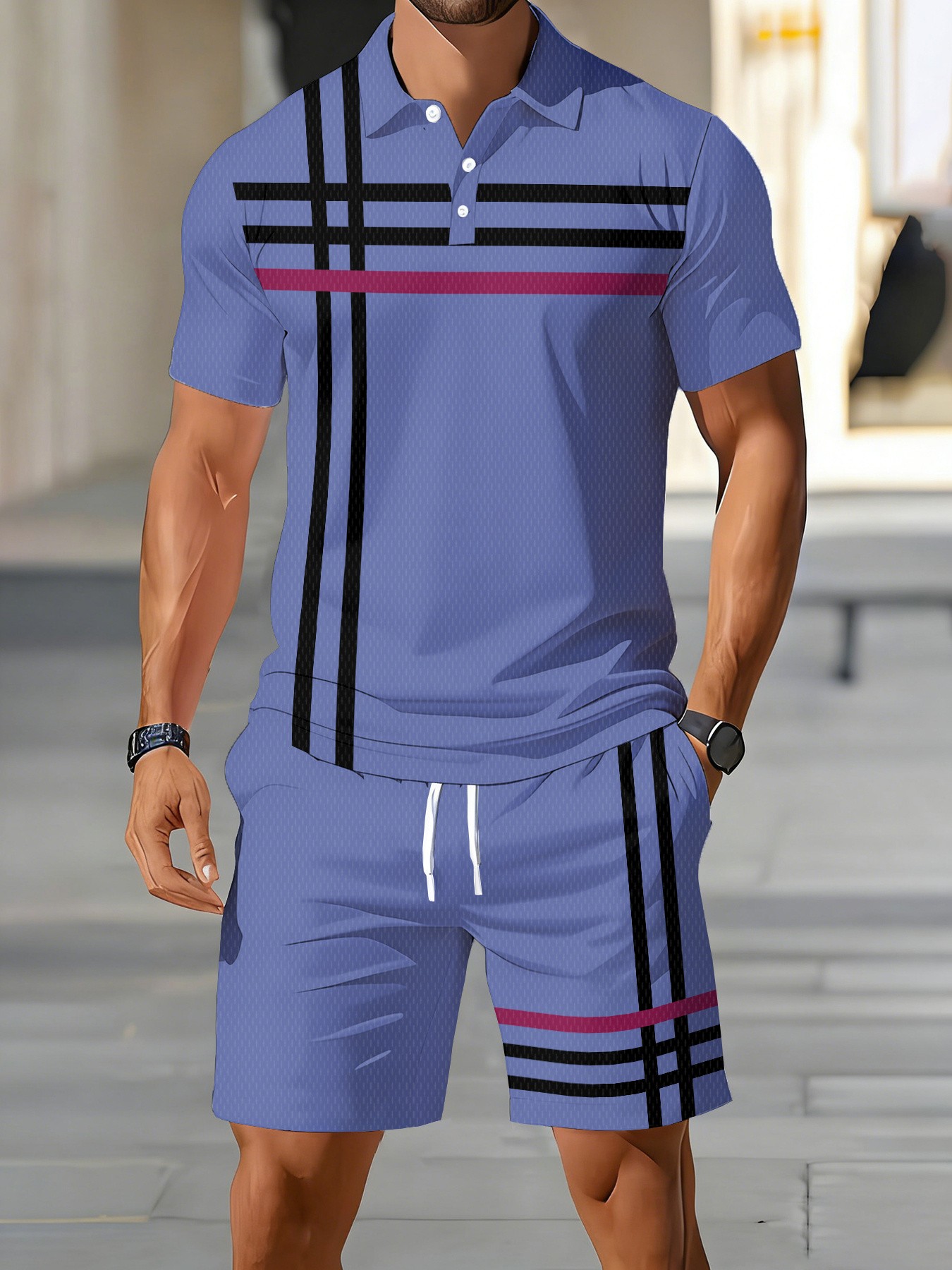 ชุดเสื้อโปโลผู้ชายสไตล์อเมริกั - Men'S Fashion Polo บทวิจารณ์และราคา