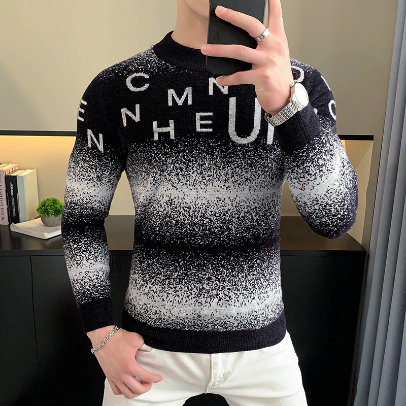 เสื้อสเวตเตอร์ผ้าแจ็คการ์ดกำมะ - Turtleneck Sweater Men บทวิจารณ์และราคา