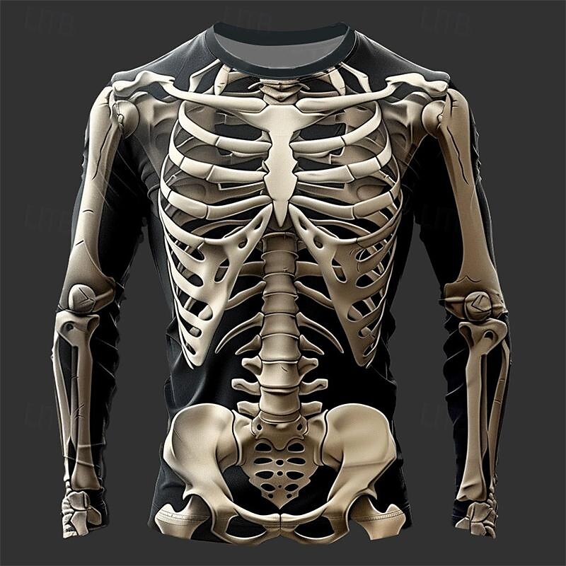 เสื้อยืดผู้ชายลายหัวกะโหลกเปลว - Men'S Fashion T Shirts บทวิจารณ์และราคา