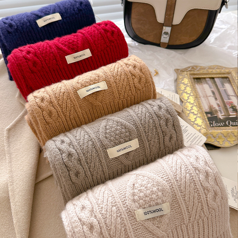 ผ้าพันคอขนสัตว์แท้ 100% หรูหรา - Men Scarf Wool บทวิจารณ์และราคา