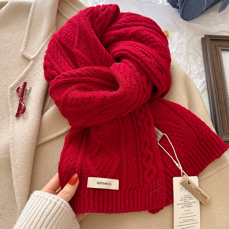 ผ้าพันคอขนสัตว์แท้ 100% หรูหรา - Men Scarf Wool บทวิจารณ์และราคา