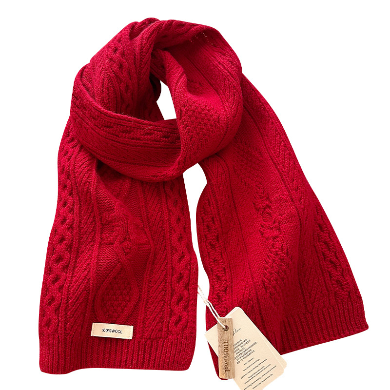 ผ้าพันคอขนสัตว์แท้ 100% หรูหรา - Men Scarf Wool บทวิจารณ์และราคา