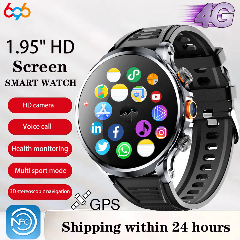 ผู้ชายใหม่ 4G สมาร์ทนาฬิกา GPS - Men'S Fashion App บทวิจารณ์และราคา