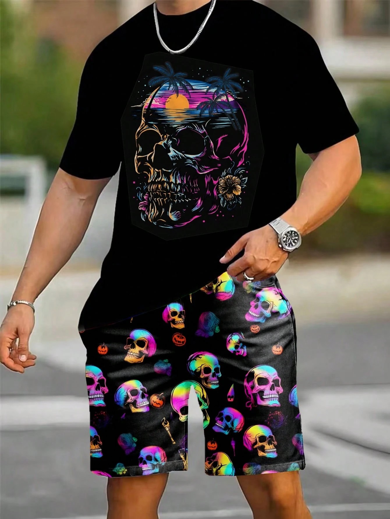 ชุดเซ็ตเสื้อยืดแขนสั้นและกางเก - Men'S Fashion For Summer 2026 บทวิจารณ์และราคา