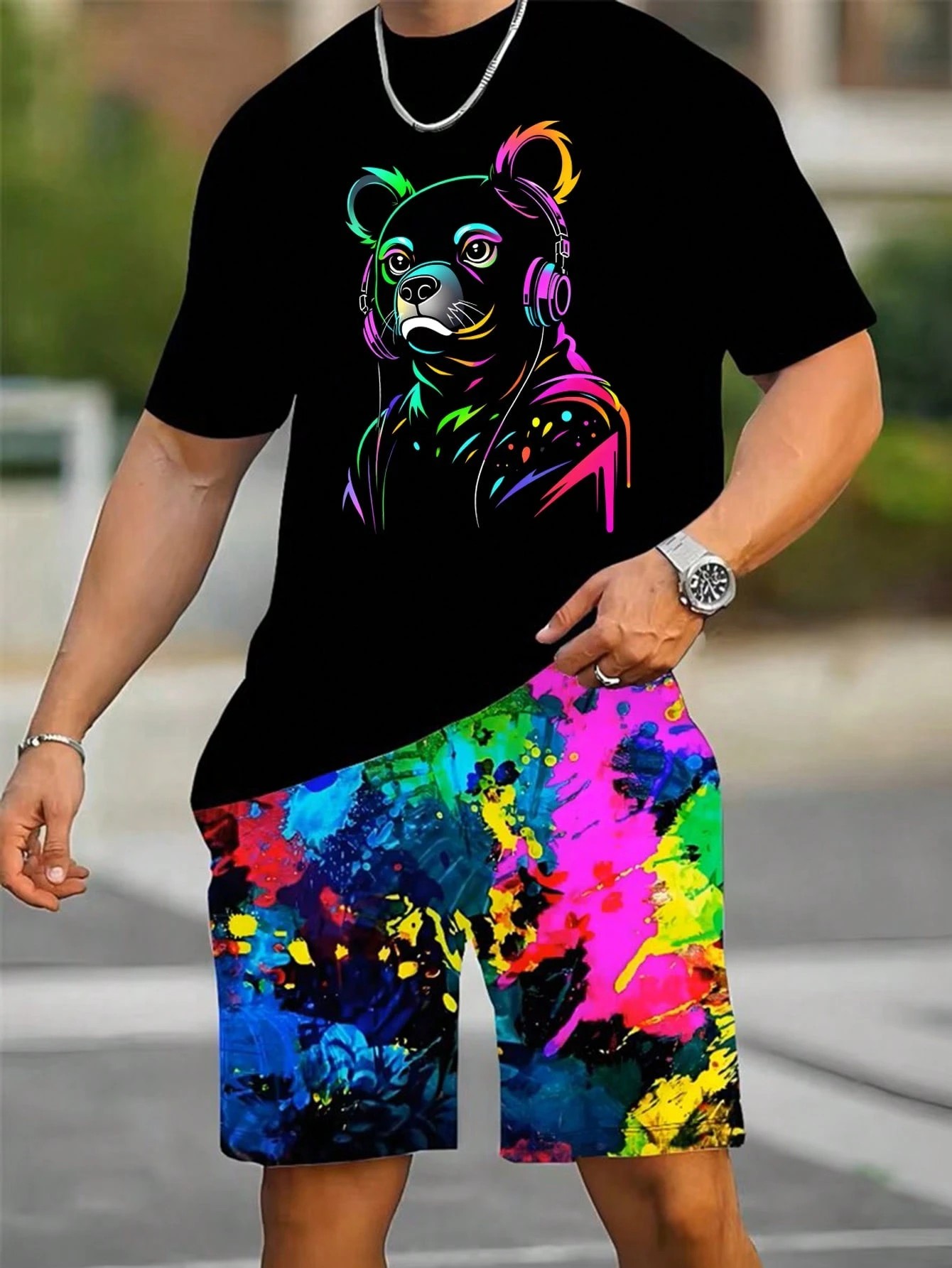 ชุดเซ็ตเสื้อยืดแขนสั้นและกางเก - Men'S Fashion For Summer 2026 บทวิจารณ์และราคา