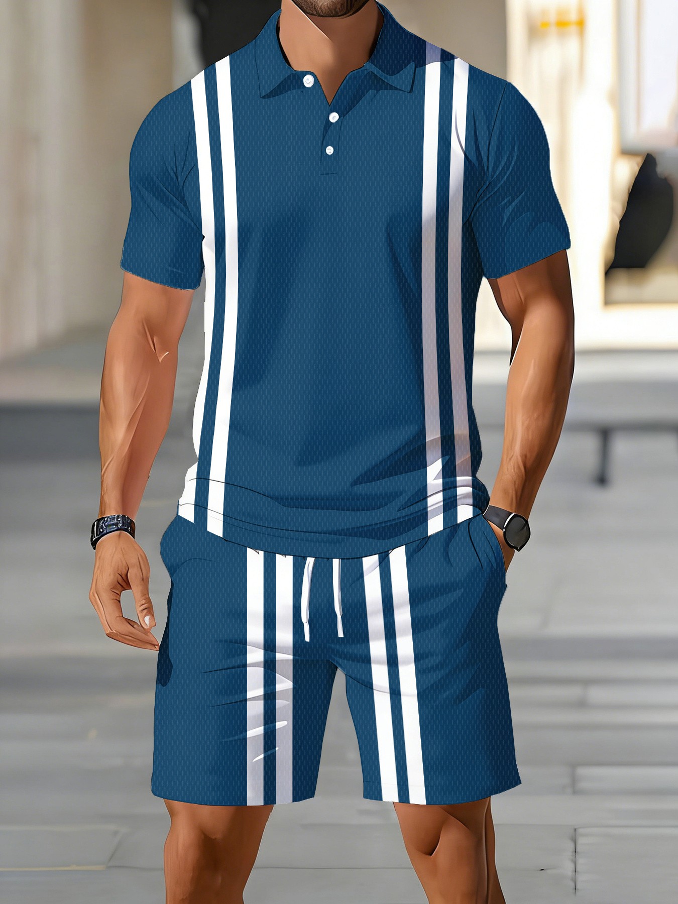เสื้อโปโลแขนสั้นผู้ชายดีไซน์ให - Men'S Fashion Polo บทวิจารณ์และราคา