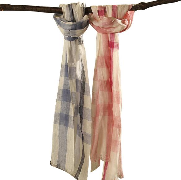 ผ้าลินิน 100% ลายสก๊อต Contras - Men'S Fashion Head Scarf บทวิจารณ์และราคา