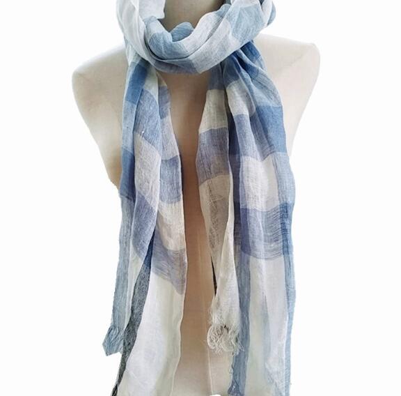 ผ้าลินิน 100% ลายสก๊อต Contras - Men'S Fashion Head Scarf บทวิจารณ์และราคา