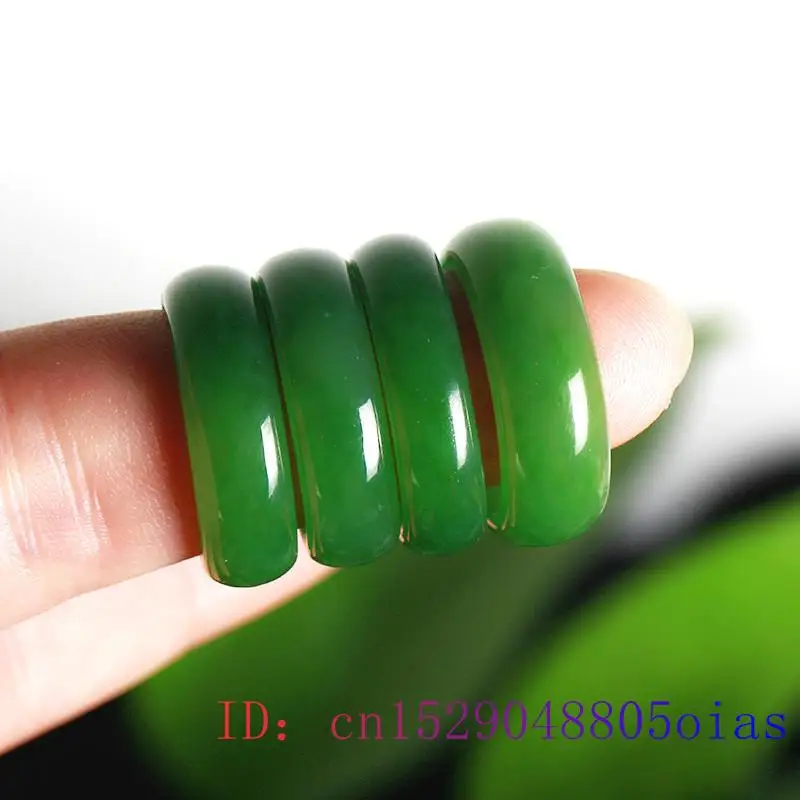 สีเขียวธรรมชาติ Hetian หยกแหวน - Men Fashion Rave บทวิจารณ์และราคา