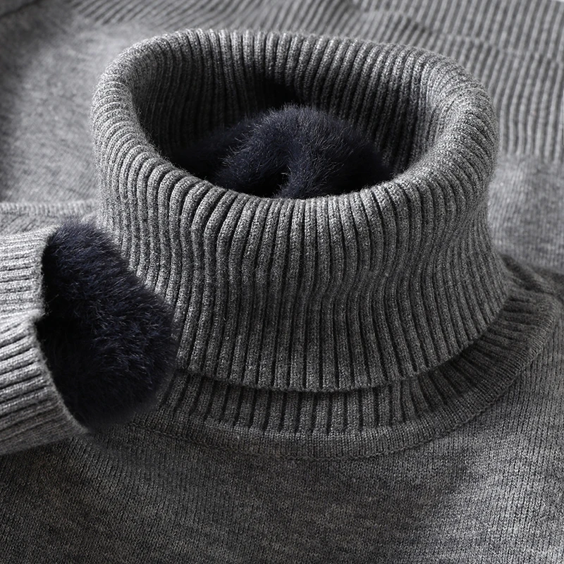 Sweatwear Mens Anti-pilling คุ - Turtleneck Sweater Men บทวิจารณ์และราคา