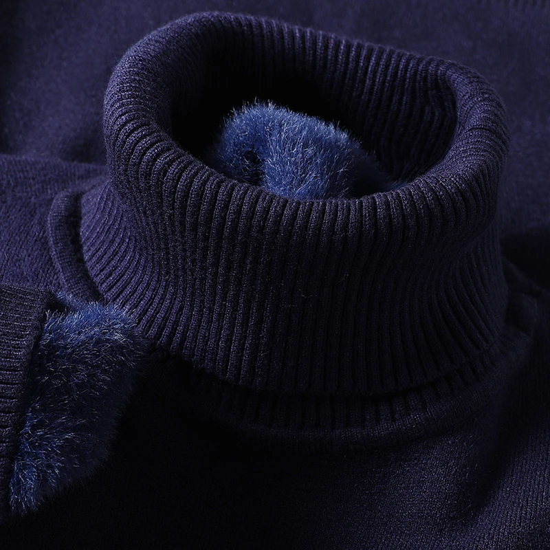 Sweatwear Mens Anti-pilling คุ - Turtleneck Sweater Men บทวิจารณ์และราคา